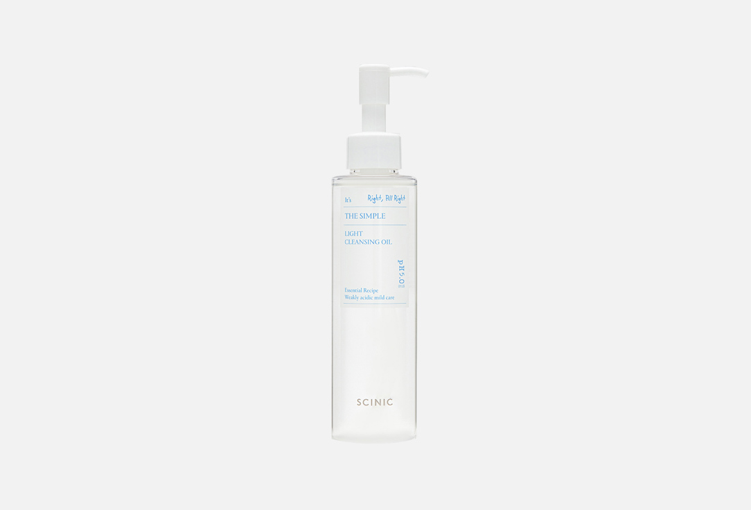 SCINIC Face cleansing oil The Simple Light