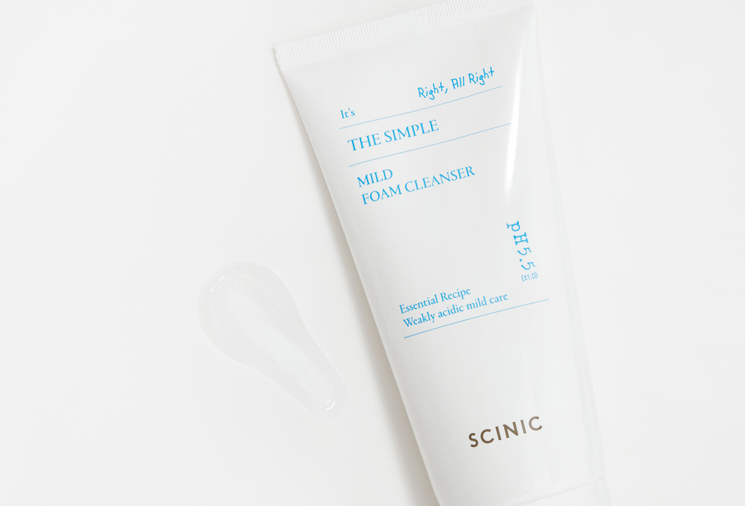 SCINIC Face foam for sensitive skin The Simple Mild Foam Cleanser