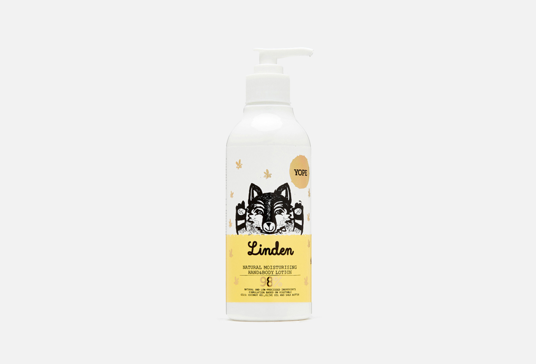 YOPE Natural moisturizing lotion for hands and body  Linden