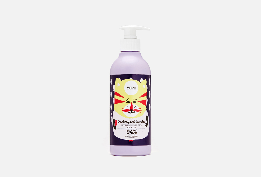 YOPE Natural Shower Gel Cranberry and lavender 