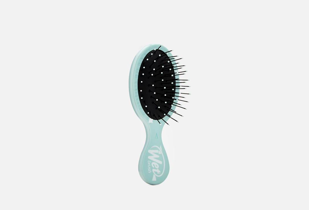 WET BRUSH Mini comb for tangled hair Mini detangler mickey & minnie holiday magic white