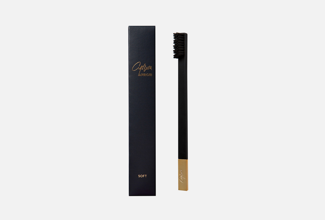 Apriori Toothbrush Soft Slim By Apriori Black/Gold