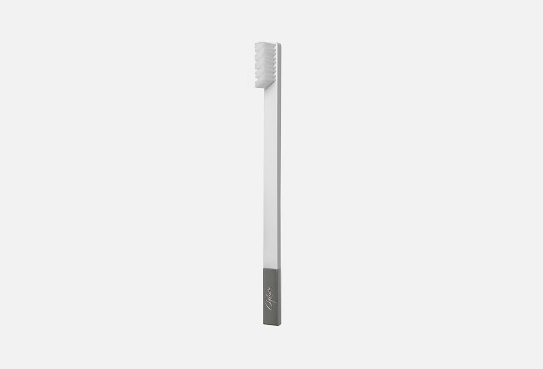 Apriori Toothbrush Medium Slim By Apriori White/Silver