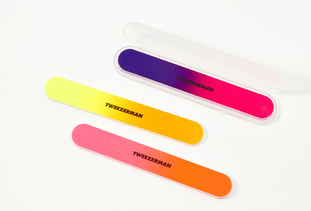 TWEEZERMAN Set of nail files NEON HOT FILEMATE