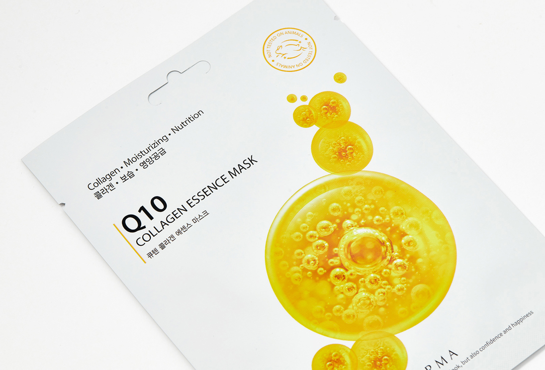 YERMA Face sheet mask Collagen essence q10