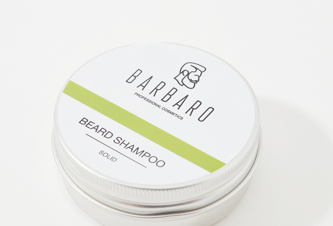 BARBARO Hair & Beard shampoo  Solid moisturizing