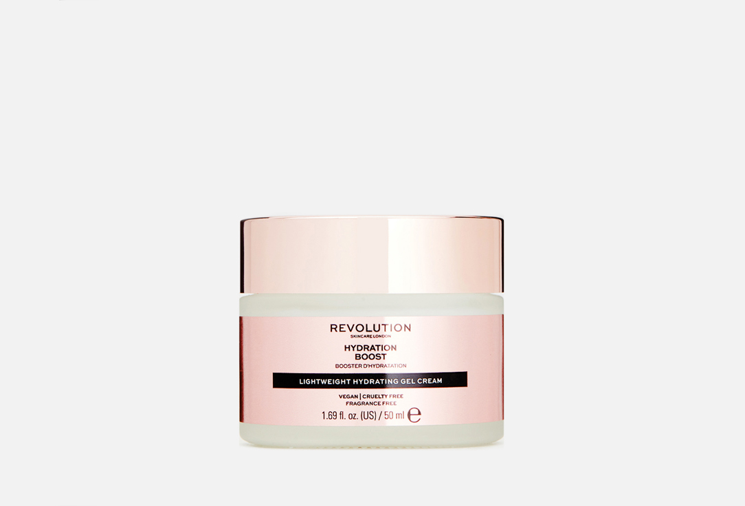 REVOLUTION SKINCARE Lightweight Moisturizing Face Gel-Cream Hydration Boost