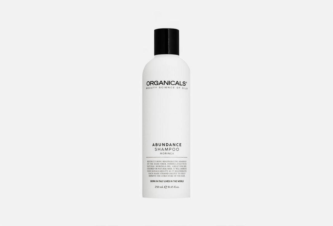 Regenerating and Restructuring Shampoo with Moringa ORGANICALS Abundance 