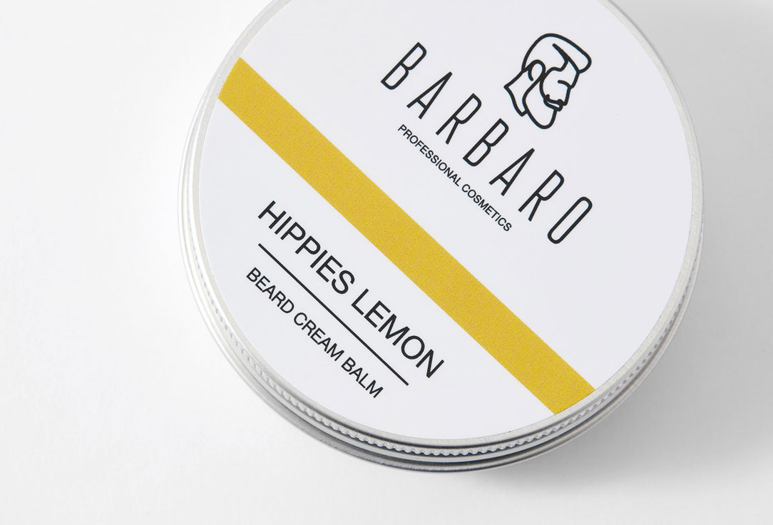 BARBARO Beard cream balm Hippies lemon