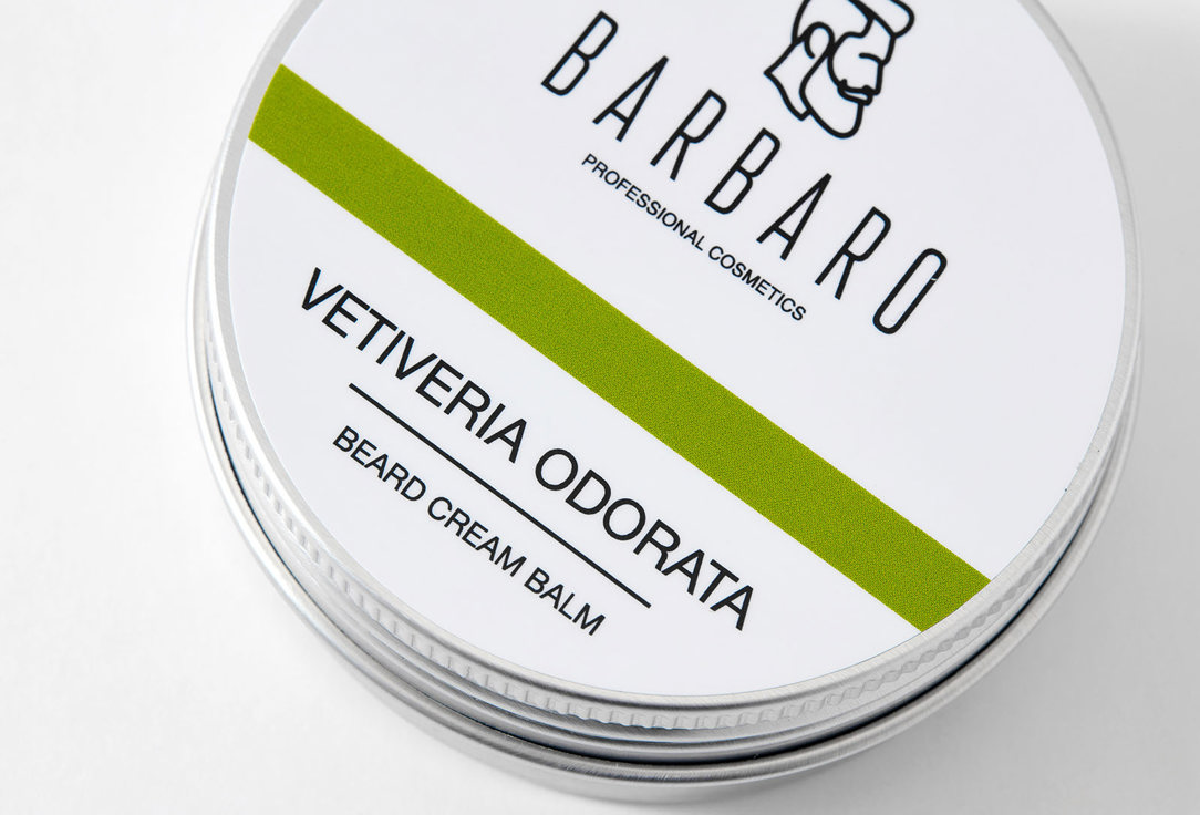 BARBARO Beard cream balm Vetiveria odorata