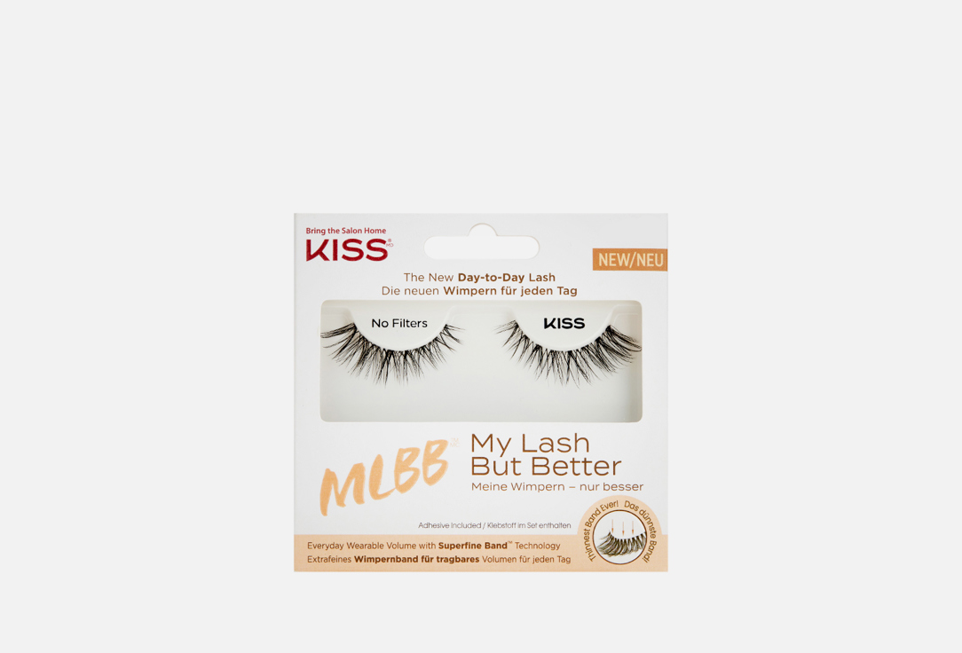 KISS NEW YORK Professional False eyelashes Beauty without filters