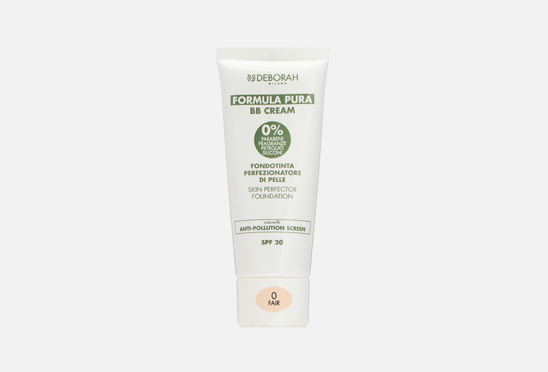 DEBORAH MILANO BB face cream SPF 20 Formula pura 