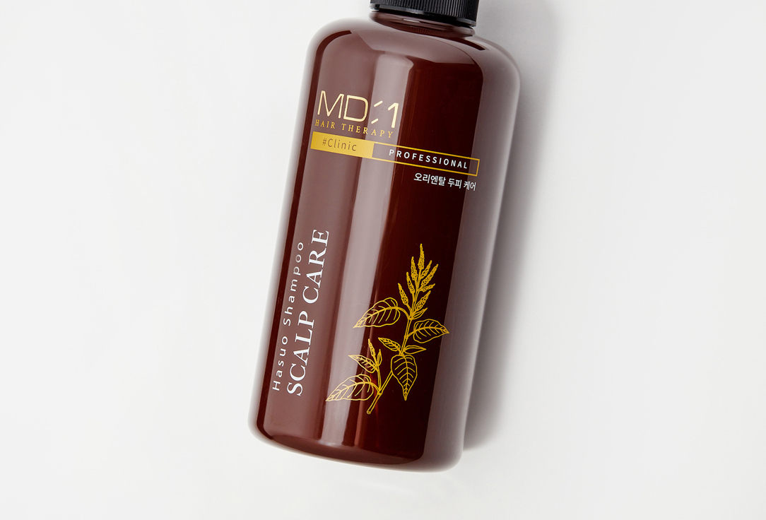 MD-1 Strengthening hair shampoo with herbal complex Hasuo scalp care