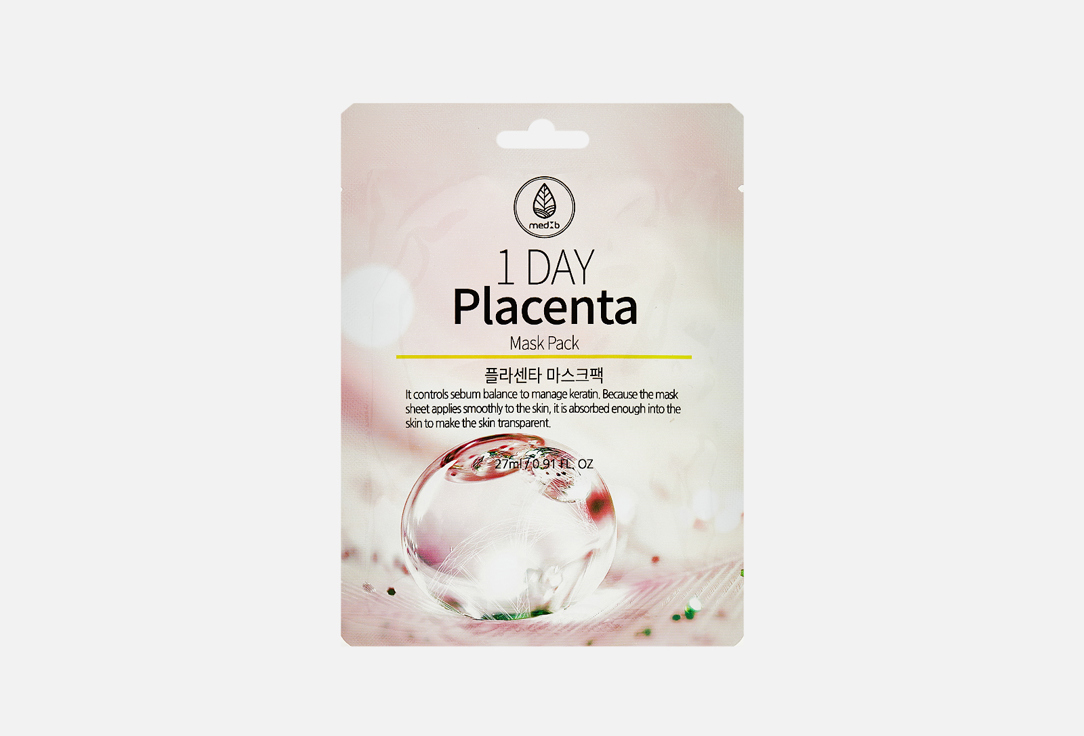 MEDB Face sheet mask 1 Day Placenta