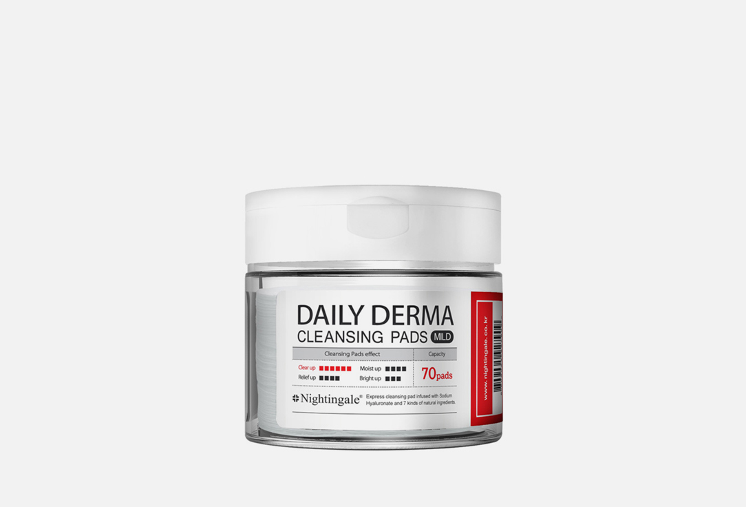 Nightingale Face cleansing pads Daily derma