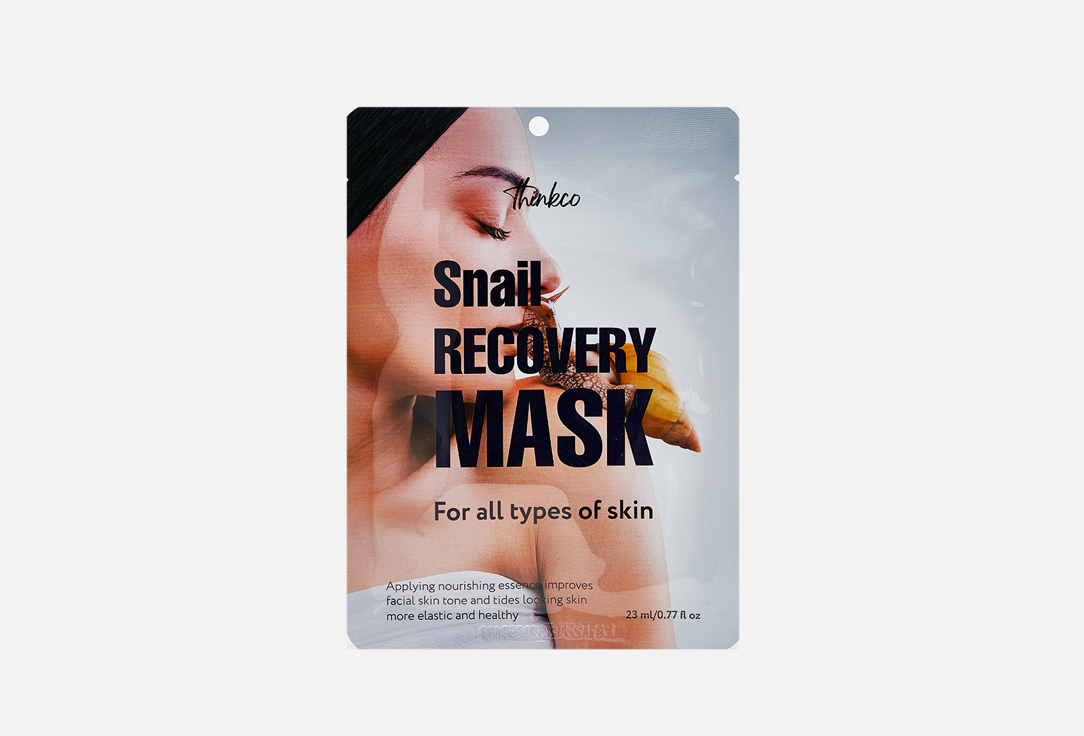 thinkco Face sheet mask Snail recovery