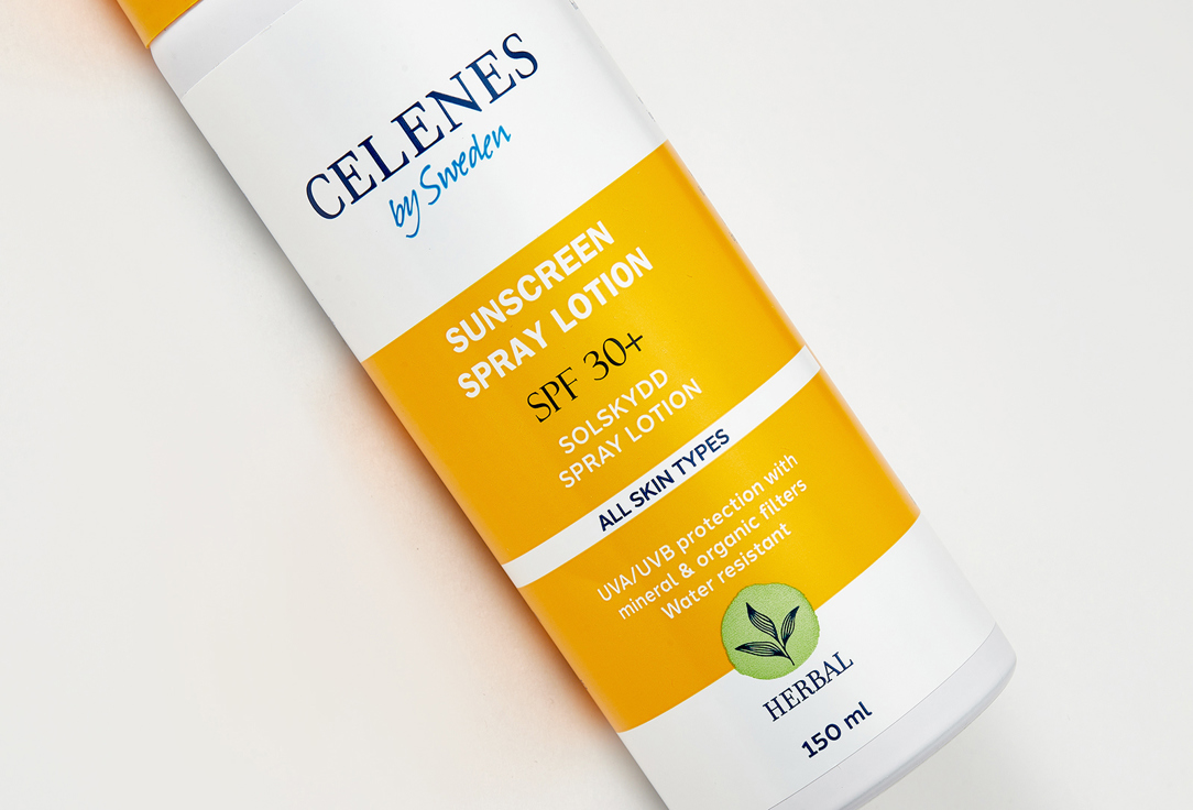 CELENES Sunscreen spray spf30+ Herbal