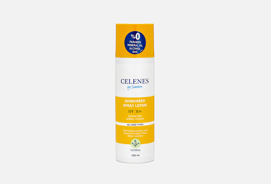 CELENES Sunscreen spray spf30+ Herbal