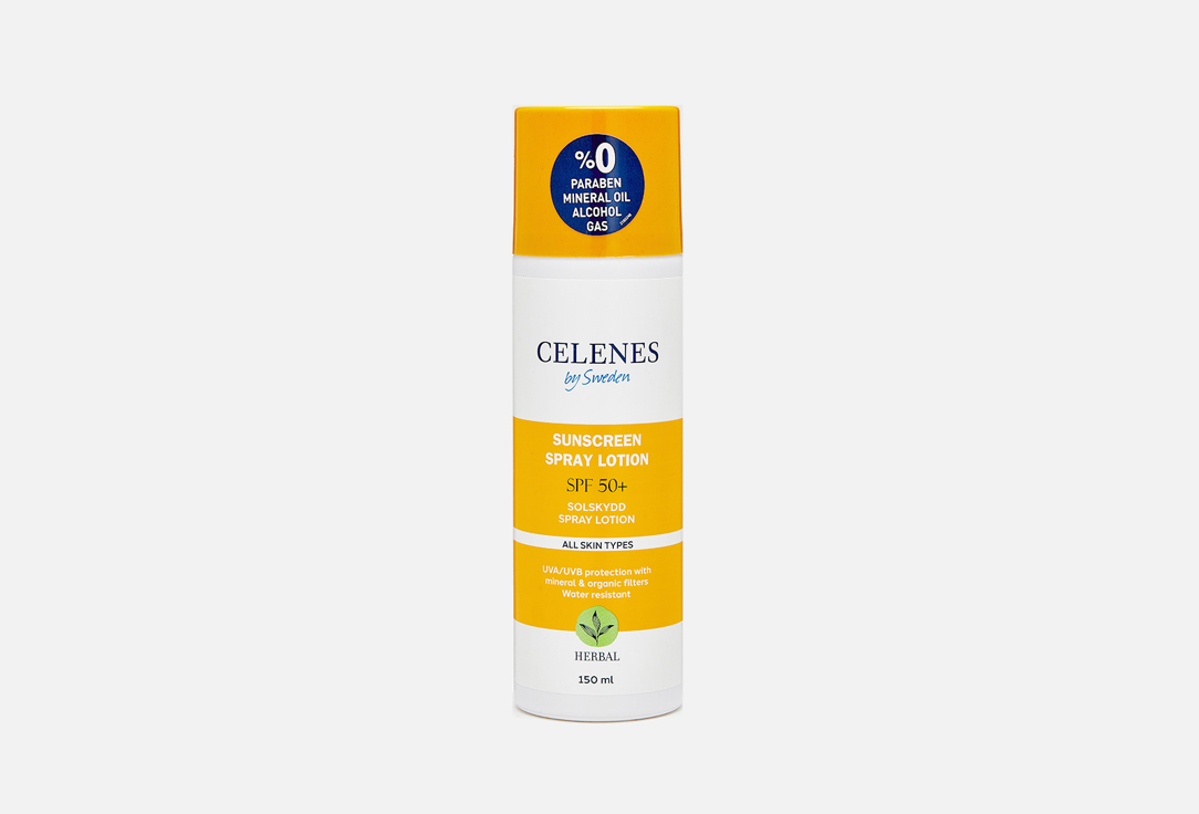 CELENES Sunscreen spray spf50+ Herbal