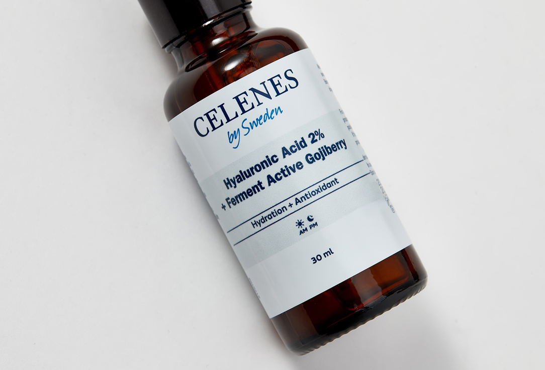 CELENES Face serum Hyaluronic acid 2% + ferment active gojiberry