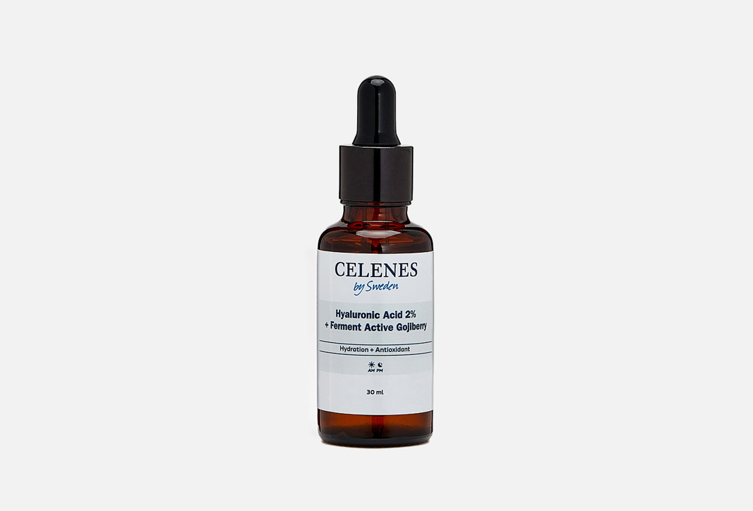 CELENES Face serum Hyaluronic acid 2% + ferment active gojiberry