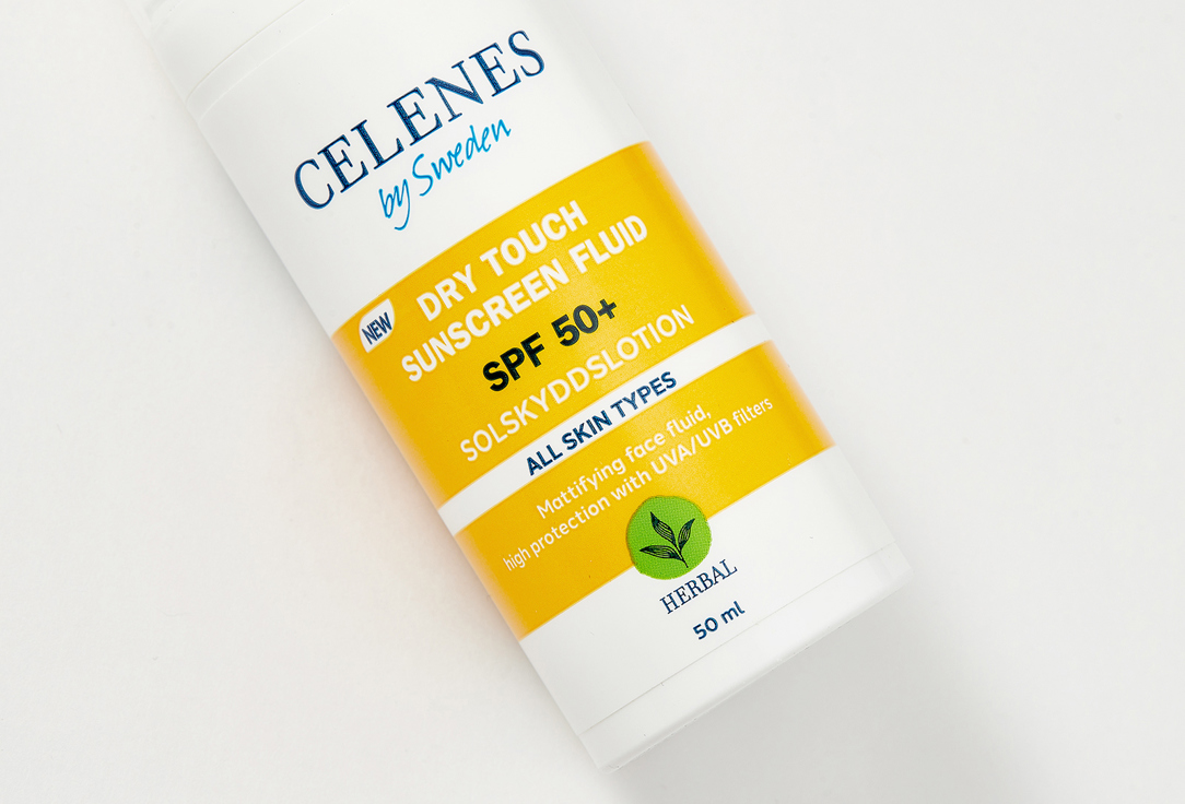 CELENES Sunscreen fluid spf50+ Dry touch