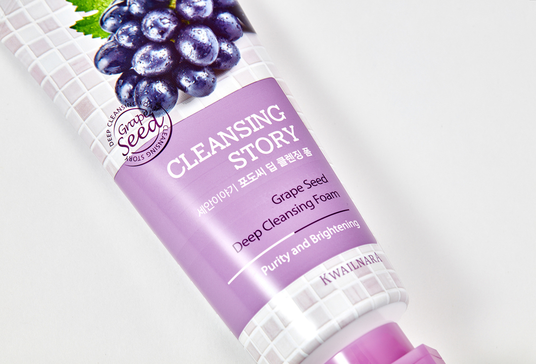 Welcos Cleansing face foam Cleansing story grape seed