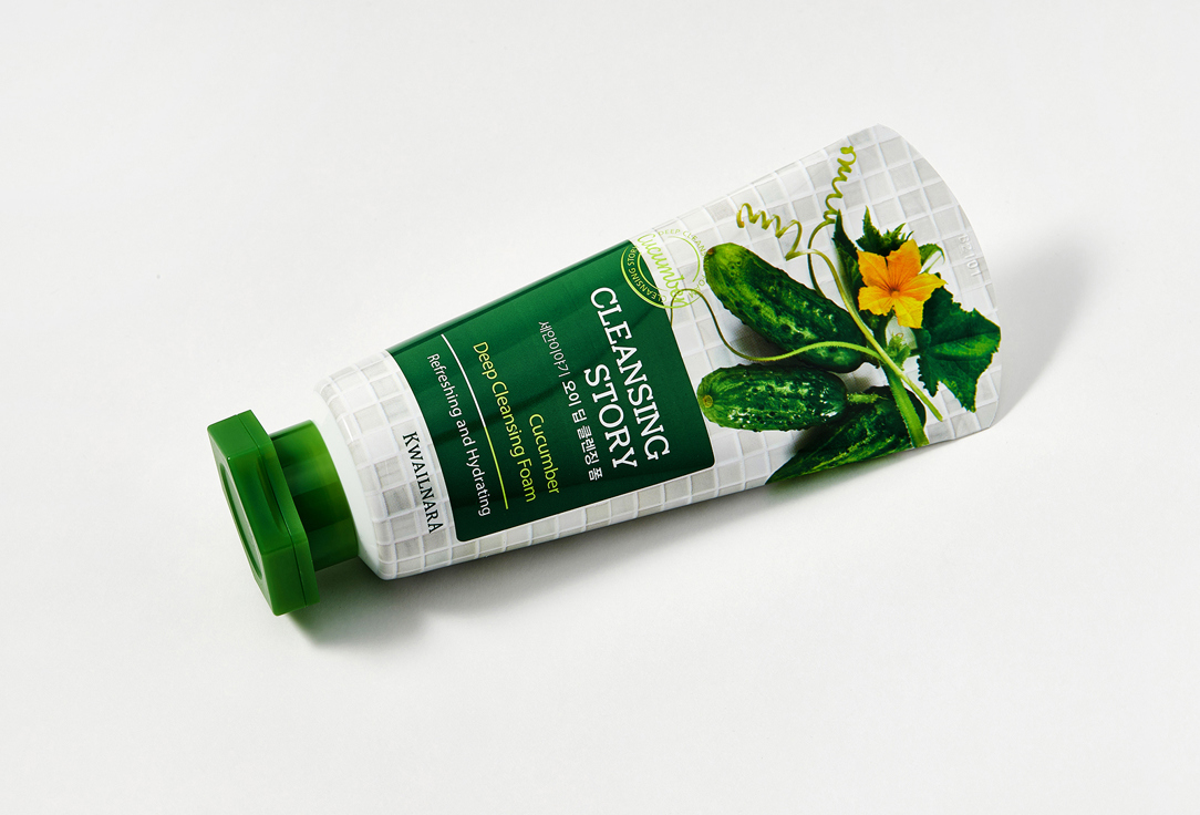 Welcos Cleansing face foam Cleansing story cucumber