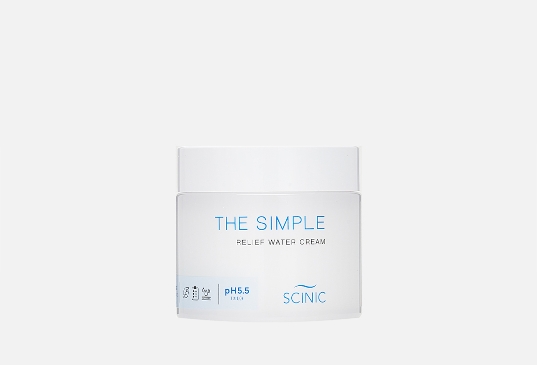 Revitalizing cream for sensitive skin SCINIC The Simple Relief Water Cream 