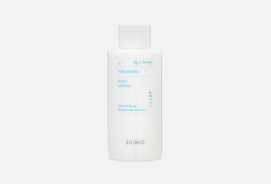 Lotion for sensitive skin SCINIC The Simple Daily Lotion 