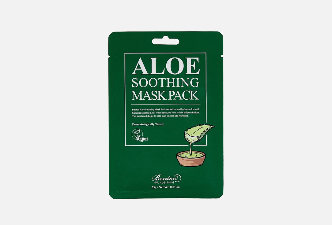 Benton Face sheet mask Aloe soothing