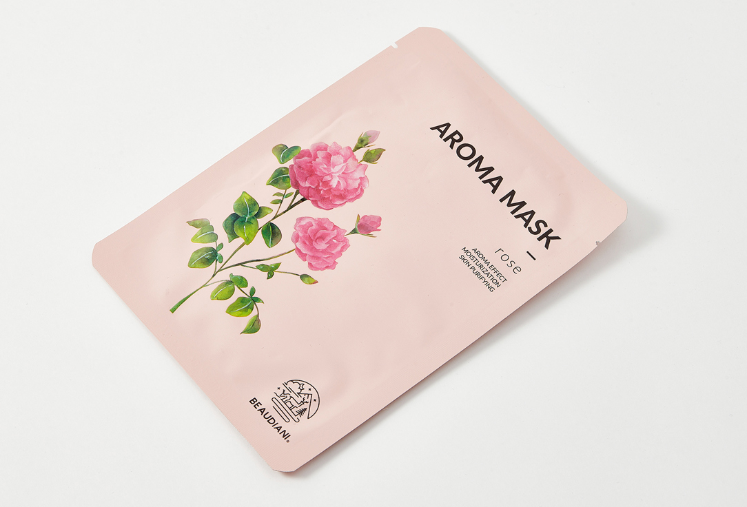 BEAUDIANI Face sheet mask Aroma rose 