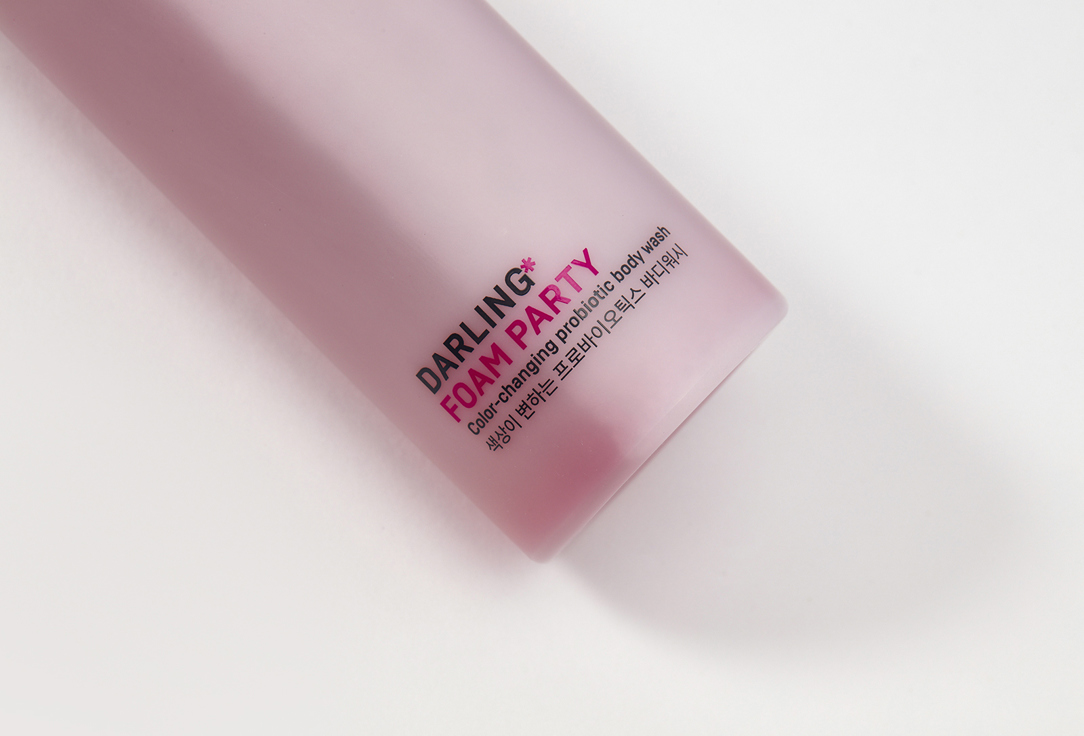 DARLING* Colour-changing probiotic body wash Foam party