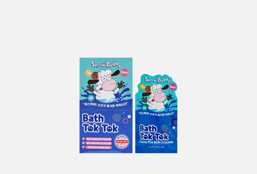 Snow Buddy Bath salt Tok Tok Blue 