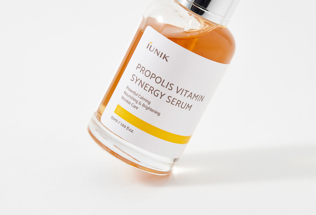 iUNIK Synergy Serum gives brightness and radiance Propolis Vitamin