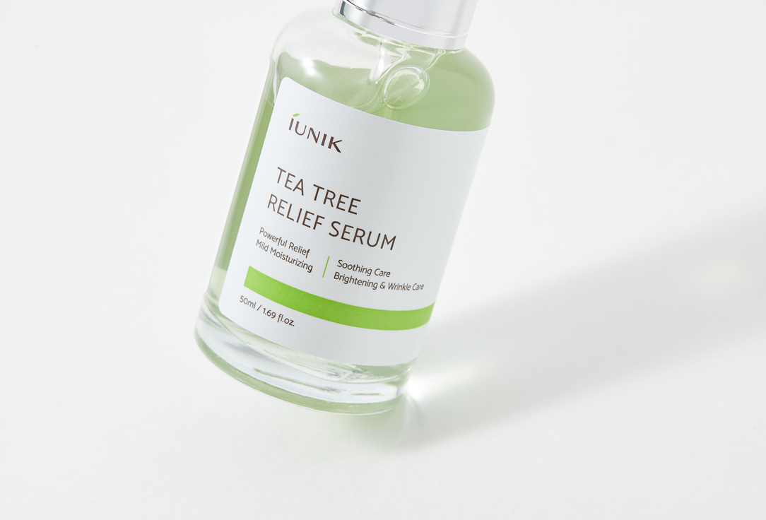 iUNIK Relief Serum fights acne and acne rash Tea Tree