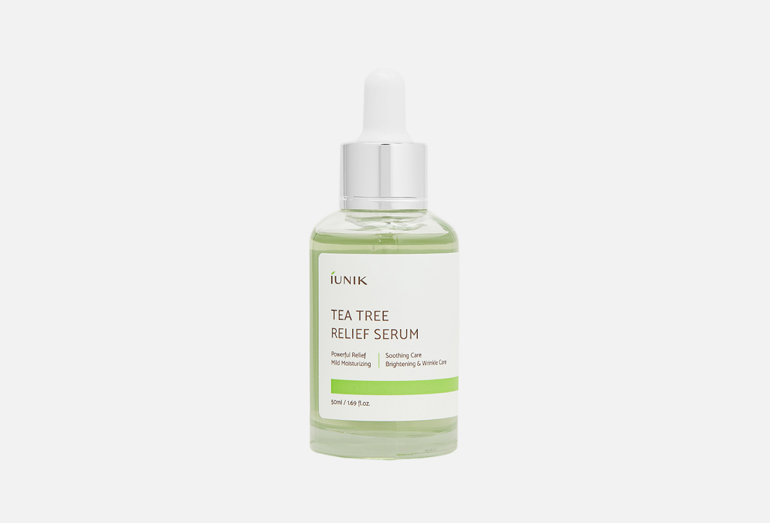 iUNIK Relief Serum fights acne and acne rash Tea Tree