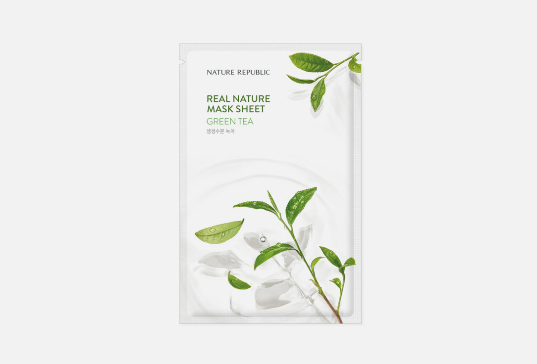 Nature Republic Face Mask Real Nature Sheet Green Tea