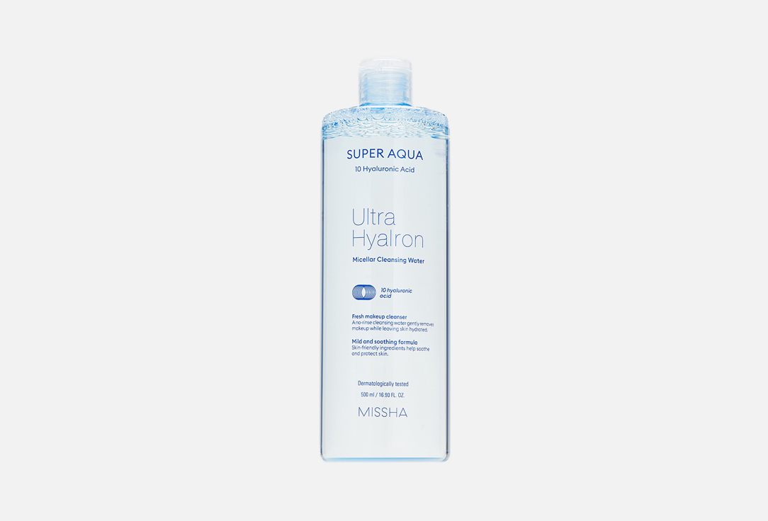 Missha Micellar Cleansing Water Super Aqua Ultra Hyalron