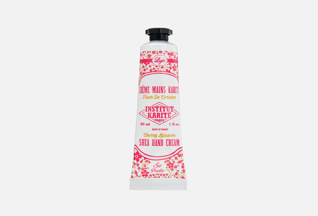 INSTITUT KARITE PARIS Light shea hand cream Cherry Blossom Perfume