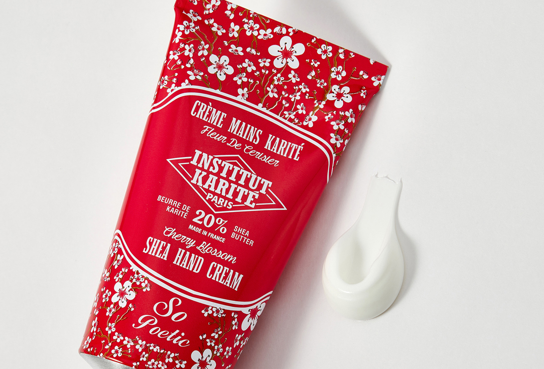 INSTITUT KARITE PARIS Light shea hand cream Cherry Blossom Perfume