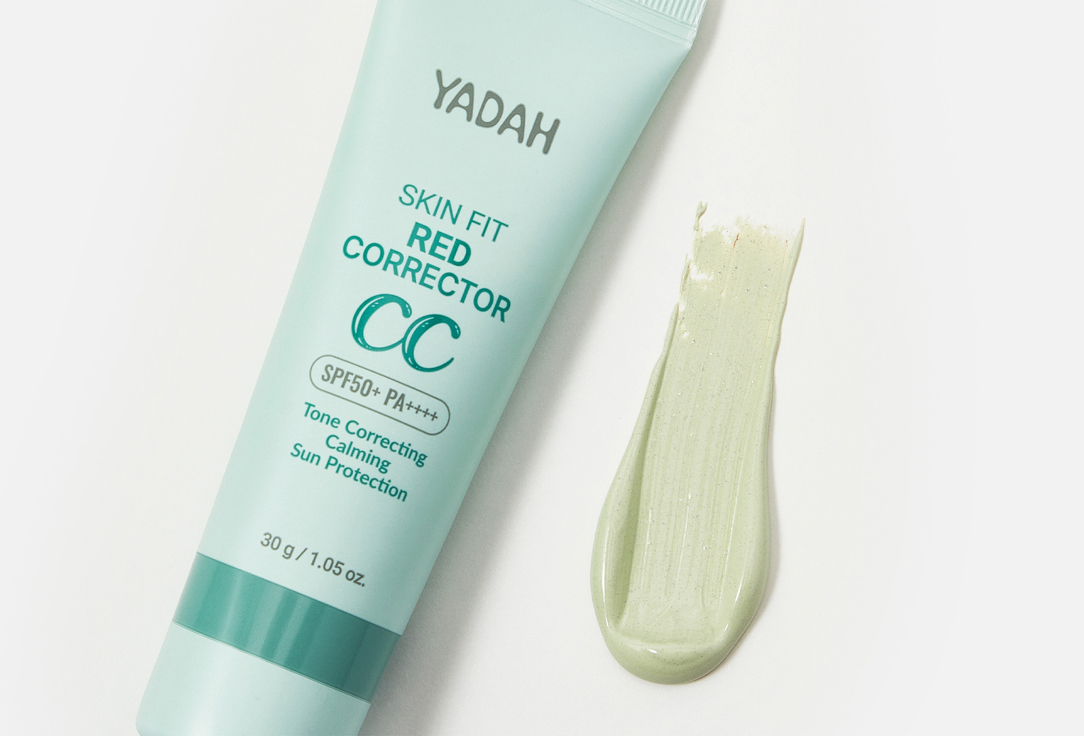 Yadah Face corrector cream spf 50+ pa++++ Skin fit red