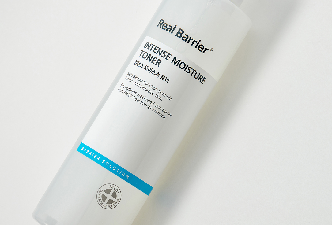 Real Barrier Face Moisture Toner removes dead cells for deep hydration Intense