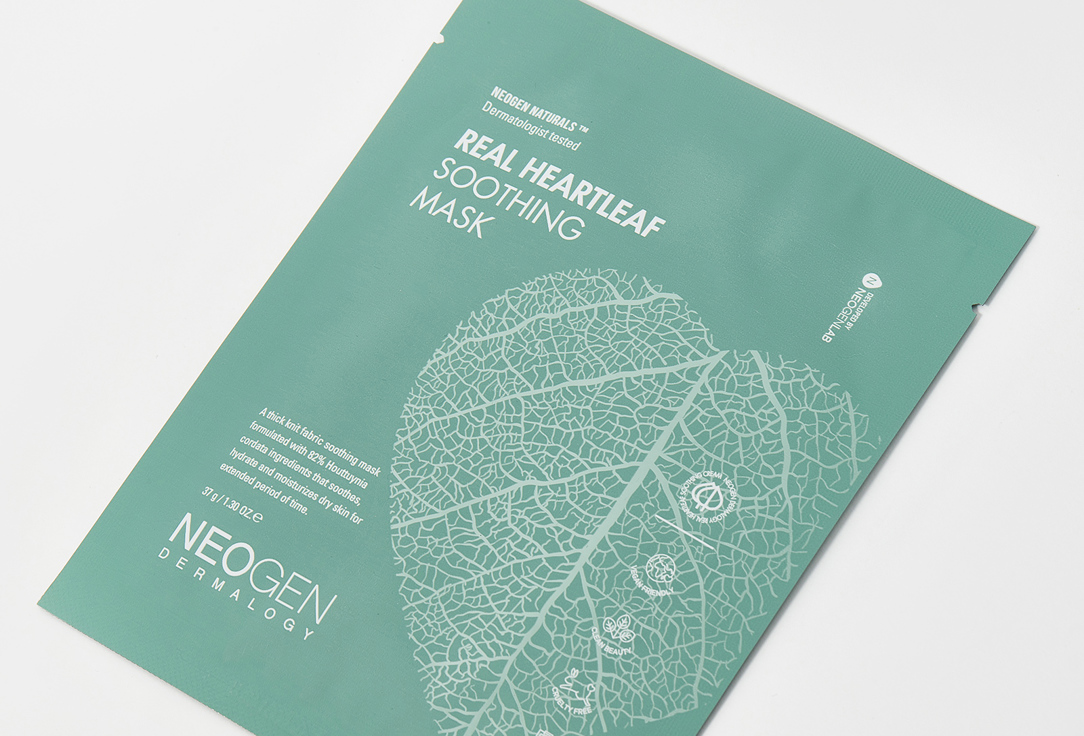 Neogen Soothing Face Sheet Mask with Houttuynia Real heartleaf soothing