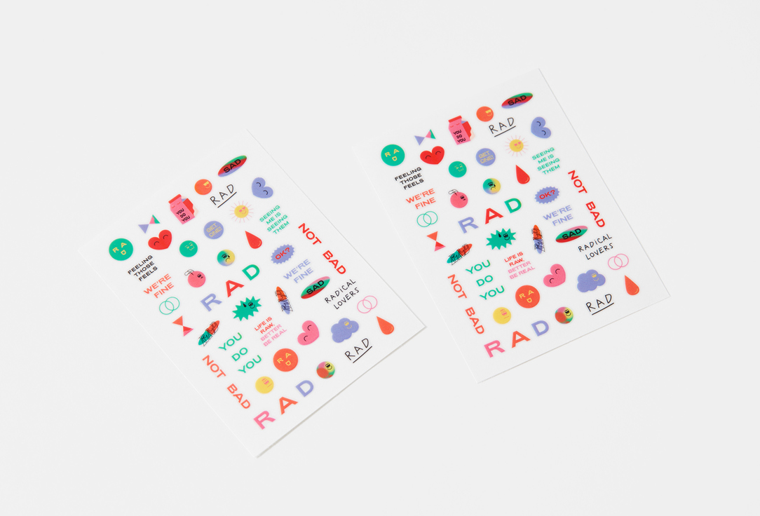 RAD Playground Nail Stickers Set Hold Your Own