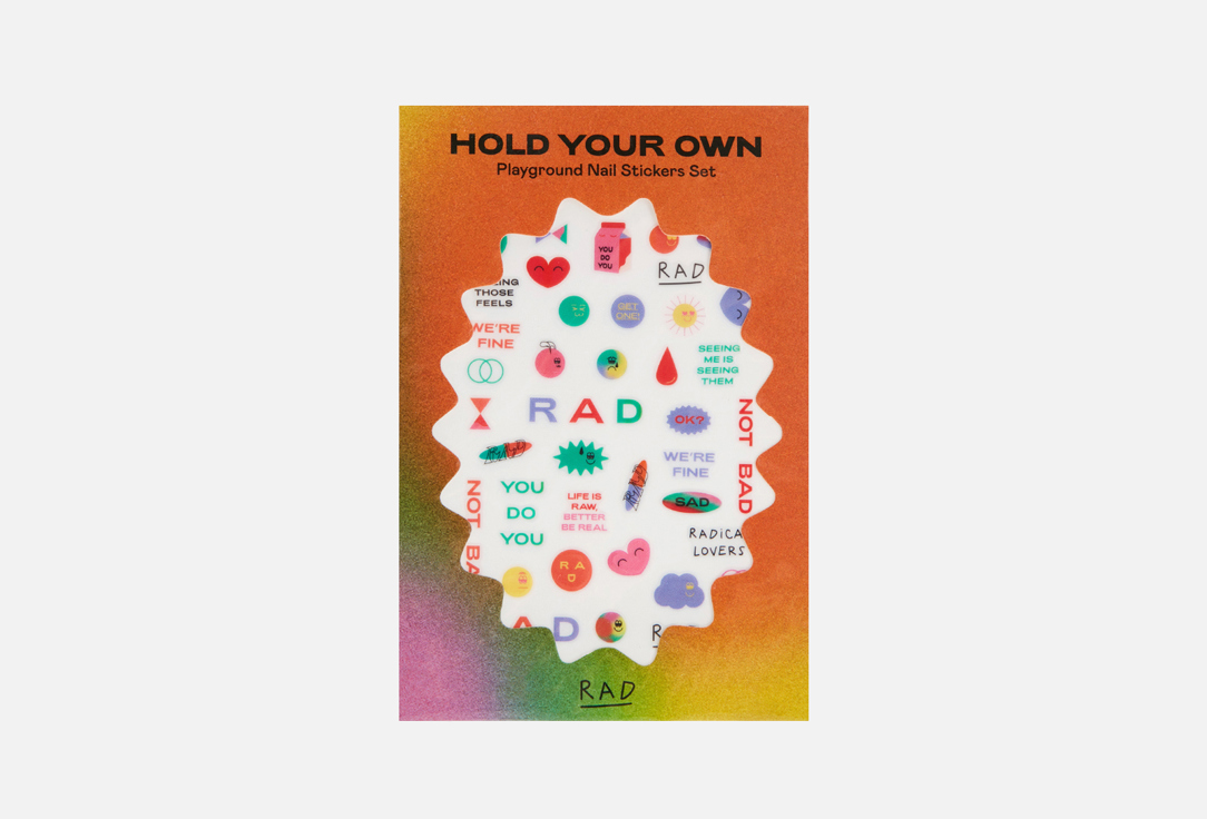 RAD Playground Nail Stickers Set Hold Your Own