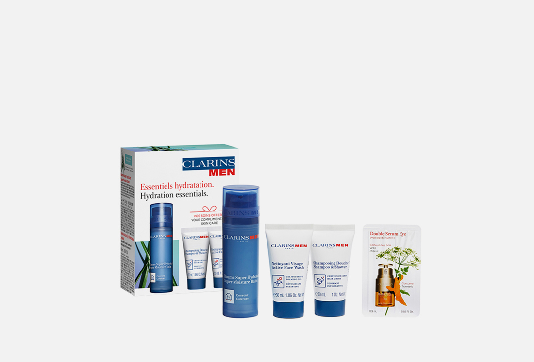 Clarins Moisturizing care set for men Men Hydration Essentials