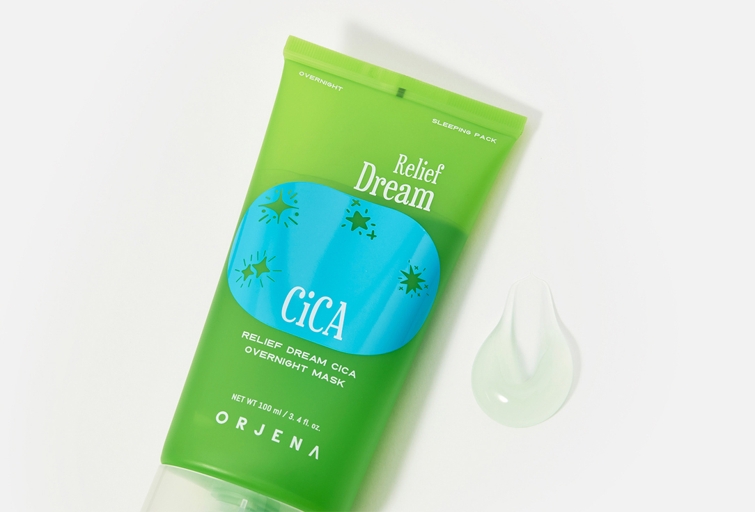 ORJENA Soothing Face Gel Mask Relief Dream Cica Overnight