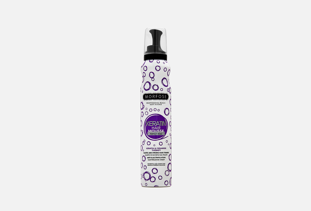 Morfose Bubble Hair Mousse Density And Strengthening With Keratin