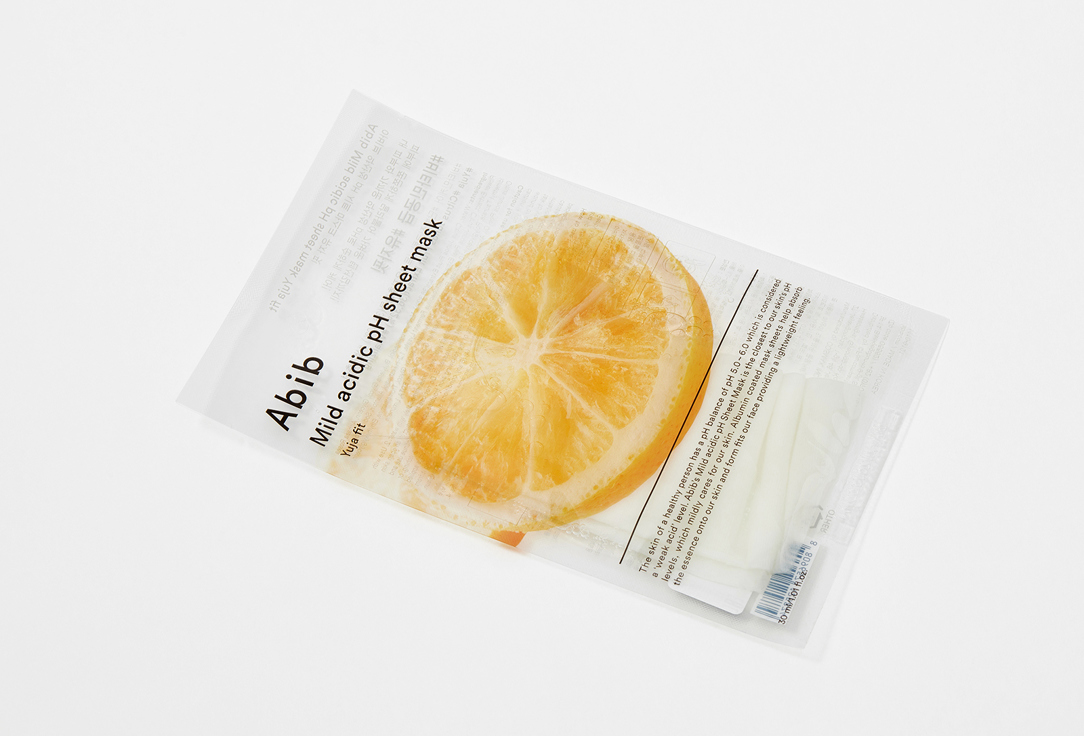 ABIB Face sheet mask Acidic ph yuja fit